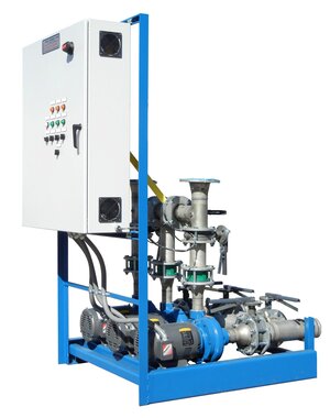 Industrial triple pump package